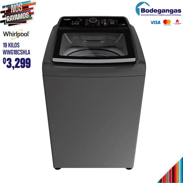 Lavadora 19 Kilos Marca Whirlpool | BodeGangas