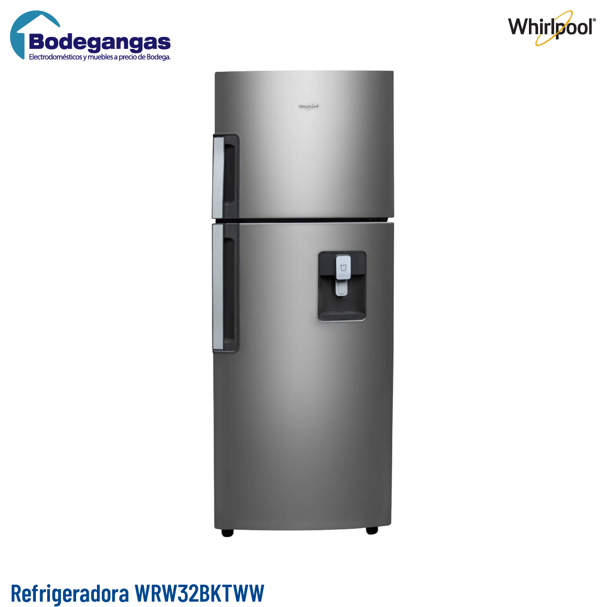 Refrigeradora 11 pies WRW32CKTWW Marca WHIRLPOOL | BodeGangas