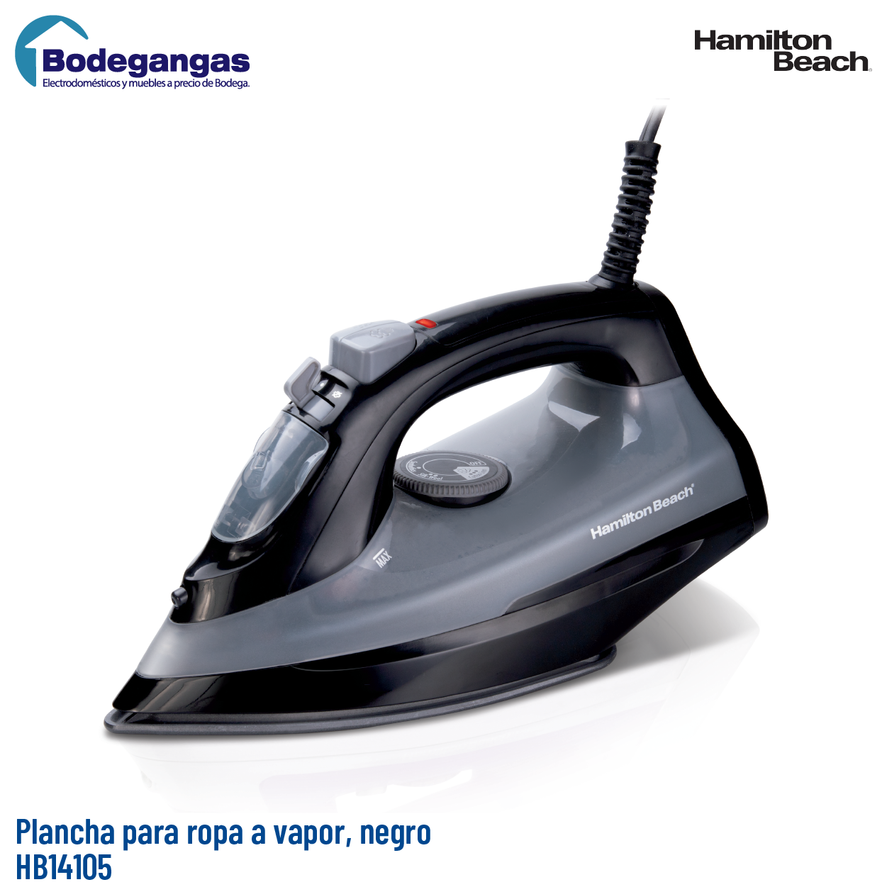 Plancha Ropa Vapor – Remington + Black and Deker
